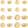 BENECREAT 80Pcs 4 Style Rack Plating Brass Spacer Beads KK-BC0007-85-1