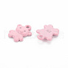 Spray Painted Alloy Charms PALLOY-Q433-034H-RS-2