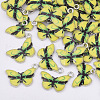 Printed Alloy Pendants PALLOY-R111-22-1
