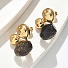 304 Stainless Steel Stud Earrings EJEW-S253-04A-G-4