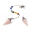 Mixed Gemstone Pointed Dowsing Pendulums G-F754-01-2