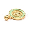 Brass Enamel Pendants KK-P209-02G-10-RS-3