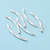 925 Sterling Silver Tube Beads STER-D035-13S-2