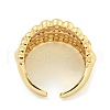 Clear Cubic Zirconia Open Cuff Ring RJEW-L121-028G-3