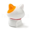 Lucky Cat Resin Display Decorations DJEW-A013-01C-2