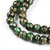 Baking Painted Glass Beads Strands DGLA-N003-4mm-B09-4
