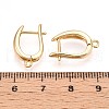 Brass Hoop Earring Finding KK-N261-39G-3