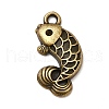 Tibetan Style Alloy Fish Pendants PALLOY-M198-23AB-1