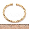 Brass Cuff Bangles BJEW-F482-04G-5
