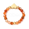 Natural Carnelian Rings RJEW-TA00199-05-4