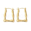 Rack Plating 304 Stainless Hoop Earrings for Women EJEW-Z026-36G-1