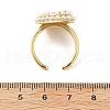 ABS Plastic Pearl Finger Rings RJEW-L128-02G-5