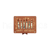 FINGERINSPIRE Laser Cut Wooden Money Holder Display Stands AJEW-FG0004-22B-7