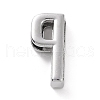 Alloy Letter Slide Charms FIND-A023-17P-2