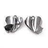 Rack Plating Alloy Glass Pendants FIND-I037-13B-01-1