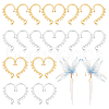 Unicraftale 32Pcs 2 Colors 
Alloy Ear Cuff Findings FIND-UN0015-92-1