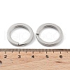 Non-Tarnish 304 Stainless Steel Split Key Rings STAS-Q314-01C-P-3
