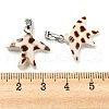 Natural Spiral Shell Pendants PALLOY-Q462-02P-3