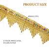 15 Yards Metallic Polyester Lace Trim PW-WG69085-02-2