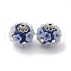 Handmade Resin Indonesia Round Beads IPDL-P005-21AS-01-1