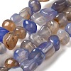 Natural Agate Beads Strands G-H295-B01-10-2