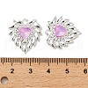 Rack Plating Alloy Rhinestones Pendants PALLOY-D028-03B-S-RS-3