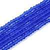 Transparent Glass Beads Strands EGLA-A044-T1mm-MD31-1