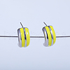 C-shaped Brass Stud Earrings ET2611-1