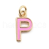 Rack Plating Brass Pendants KK-C065-02P-G-1