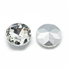 Pointed Back Glass Rhinestone Cabochons RGLA-T029-25mm-01-2