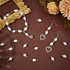   30Pcs 2 Styles Natural Cultured Freshwater Pearl Bead Links Connectors FIND-PH0021-35-5