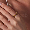 Stainless Steel Hollow Heart Couple Rings Non-fading Jewelry Women EW6903-8-2