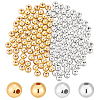   160Pcs 2 Colors Rack Plating Brass Beads KK-PH0006-42B-1