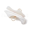Natural Trochid Shell Connector Charms PALLOY-JF02810-02-4