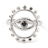 304 Stainless Steel Open Cuff Ring for Women RJEW-F166-02P-01-2