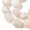 Natural Rainbow Moonstone Beads Strands G-P541-A01-01-3