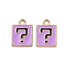 Alloy Enamel Charms ENAM-Q001-08G-05-1
