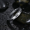 Cross Stainless Steel Rotating Finger Ring PW-WG58926-01-3