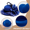 BENECREAT 6Pcs 6 Colors EVA Fabric Hat Base DIY-BC0014-06-4
