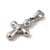 Non-Tarnish 304 Stainless Steel Pendants STAS-M322-14P-2