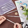 Unicraftale 8Pcs Stainless Steel Clay Pottery Sculpture Feather Wire Texture Tool DIY-UN0003-25-3