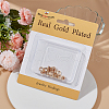Beebeecraft 10Pcs Brass Micro Pave Cubic Zirconia Cup Pearl Peg Bails Pin Pendants KK-BBC0008-98-6
