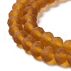 Transparent Glass Beads Strands EGLA-A034-T10mm-MD02-4