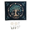 Tree of Life Flower Sun Moon Hippie Tapestries MAND-PW0001-26B-1