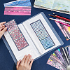 50 Pages Rectangle Plastic Card Storage Albums AJEW-WH0348-29A-3