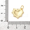 Brass Pave Cubic Zirconia with Enamel Charms KK-Q098-20G-B-3