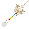 Alloy Hollow Butterfly Hanging Ornaments HJEW-Q012-03B-2