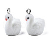 Flocky Resin Pendants X-RESI-N032-13-5