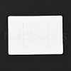 Rectangle Paper Hair Clip Display Cards DIY-B061-02E-3