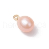 Natural Cultured Freshwater Pearl Rice Charms PALLOY-TA00254-4